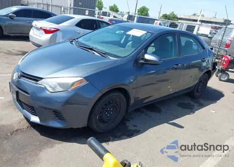 2016 Toyota Corolla Le from USA, damaged, VIN 5YFBURHE9GP389948